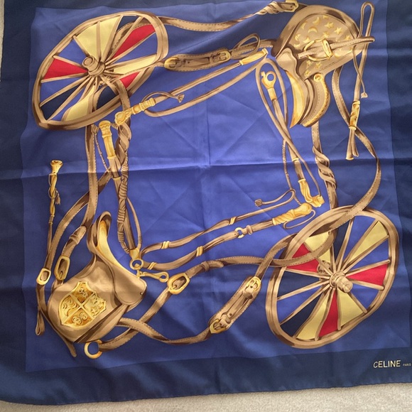 Celine Silk Scarf - Picture 3 of 7